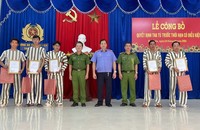 Bạc Liêu: Công bố quyết định tha tù trước thời hạn có điều kiện