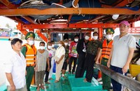 Kịp thời cứu vớt các thuyền viên người nước ngoài trôi dạt trên biển