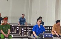 Bị cáo Phạm Thị Thanh Huệ tại phiên toà.