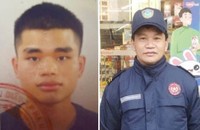 Đối tượng Nguyễn Quí Chiến (bên trái) và Đàm Duy Việt (bên phải). Ảnh: Công an TP Hà Nội