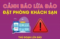 Cảnh giác với chiêu lừa đặt khách sạn giảm giá trên mạng