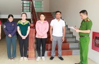 4 đối tượng tại cơ quan Công an.