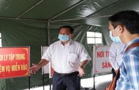 Lãnh đạo thành phố Dĩ An khẳng định sẽ siết chặt công tác quản lý tại khu cách ly. Ảnh: VOV