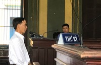 Bị cáo Tòng tại một phiên xử.