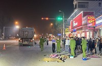 Hiện trường một vụ TNGT liên quan đến điểm mù xe đầu kéo.