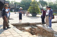 Khai quật khảo cổ di tích Đại Cung Môn - Đại nội Huế.