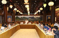 Hội nghị thông báo sự kiện cung rước, tôn trí xá lợi Đức Phật Thích Ca Mâu Ni tại chùa Tam Chúc.