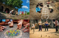 Tuổi thơ của nhiều thế hệ gắn liền với những trò chơi dân gian. (Ảnh: ST)