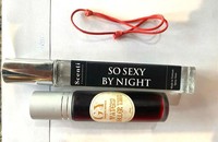 Nước hoa, son và sợi chỉ mà Như và Lợi quảng cáo được “sên” bùa bán cho người bị hại.