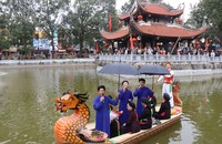 Các Câu lạc bộ quan họ biểu diễn tại Hội Lim.