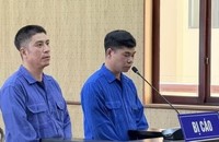 Các bị cáo tại tòa. (Ảnh: Tiến Dũng)