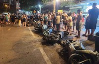 Hiện trường vụ việc. Ảnh: Việt Hùng