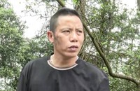 Lái xe Nguyễn Văn Tư vào thời điểm xe ô tô khách vừa bị lật. (Ảnh - Công an Vĩnh Phúc)