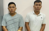 Lê Duy Đông và Lê Duy Đạt bị bắt sau khi cùng nhau lên kế hoạch và thực hiện cướp tiệm vàng (Ảnh: CACC)