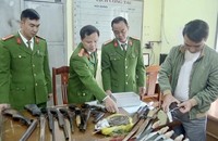 Bộ Công an đã hoàn thành Hồ sơ đề nghị xây dựng Luật sửa đổi, bổ sung một số điều của Luật Quản lý, sử dụng vũ khí, vật liệu nổ và công cụ hỗ trợ. Ảnh: Công an cung cấp
