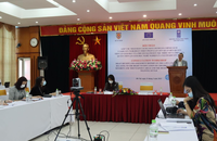Quang cảnh Hội thảo tại điểm cầu trực tiếp.