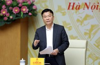 Phó Thủ tướng Lê Thành Long chủ trì phiên họp thứ 5 của Ban Chỉ đạo. (Ảnh VGP)