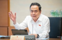 Chủ tịch QH Trần Thanh Mẫn phát biểu thảo luận tại tổ. (Ảnh: Cổng TTĐTQH)