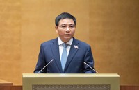 Bộ trưởng Bộ Tài chính Nguyễn Văn Thắng. (Ảnh: Cổng TTĐTQH)