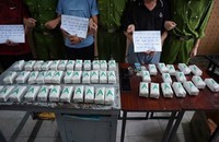 Tang vật thu giữ là 9kg hồng phiến. (Ảnh: P.Đ)