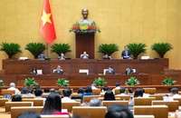 Quang cảnh phiên thảo luận hội trường. (Ảnh: Cổng TTĐTQH)