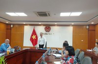Ông Nguyễn Anh Sơn - Cục trưởng Cục Xuất nhập khẩu phát biểu khai mạc hội nghị