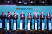 Tổng Bí thư Tô Lâm dự Lễ công bố đường bay thẳng Hà Nội - Moskva tại Liên bang Nga
