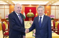 Tổng Bí thư Tô Lâm hội kiến Tổng thống Hungary Sulyok Tamás
