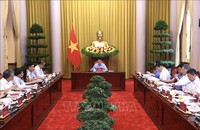 Chủ tịch nước Lương Cường làm việc với Văn phòng Chủ tịch nước về các nhiệm vụ trọng tâm thời gian tới