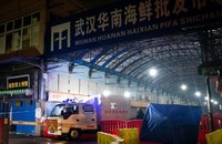 Chợ bán hải sản ở Vũ Hán - nơi được cho là bùng phát virus.