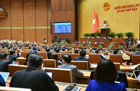 Quốc hội biểu quyết thông qua Luật.