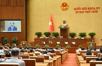 Quang cảnh phiên họp.