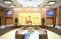 Chủ tịch Quốc hội Trần Thanh Mẫn phát biểu bế mạc phiên họp.