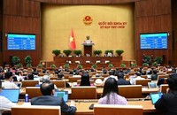 Quốc hội biểu quyết thông qua Luật Đường sắt (sửa đổi).