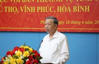 Tổng Bí thư Tô Lâm làm việc với Ban Thường vụ Tỉnh ủy Phú Thọ, Vĩnh Phúc, Hòa Bình