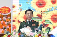 Đại tướng Phan Văn Giang phát biểu chỉ đạo. Nguồn ảnh: Báo Quân đội Nhân dân