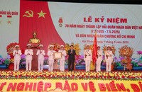 Chủ tịch nước Lương Cường trao Huân chương Hồ Chí Minh tặng Quân chủng Hải quân.