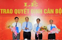 Trao quyết định lãnh đạo thuộc diện Ban thường vụ Tỉnh ủy quản lý