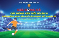 Sắp diễn ra giải bóng đá tranh cúp Phóng viên Thời sự chào mừng 99 năm ngày Báo chí Cách mạng Việt Nam