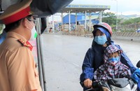 Chốt kiểm tra tại điểm giao giữa Đồng Nai và Bình Dương