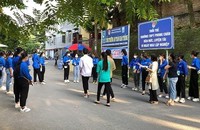 Tại các điểm thi, lực lượng đoàn viên, thanh niên đã thực hiện tốt công tác tiếp sức mùa thi.