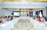 Toàn cảnh Toạ đàm "Giải pháp củng cố và phát triển thị trường trong nước" diễn ra sáng nay, tại Hà Nội.