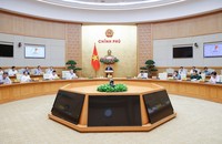 Quang cảnh phiên họp Chính phủ thường kỳ tháng 4/2025. (Ảnh: VGP/Nhật Bắc)