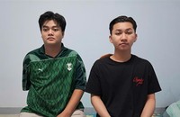 Nguyễn Hoàng Khang (trái) và Phan Anh Duy.