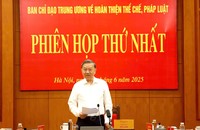 Tổng Bí thư Tô Lâm chủ trì Phiên họp thứ nhất của Ban Chỉ đạo Trung ương về hoàn thiện thể chế, pháp luật.
