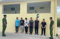 Các đối tượng tại cơ quan điều tra.