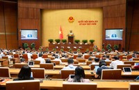 Quang cảnh Phiên họp chiều 1/6.
