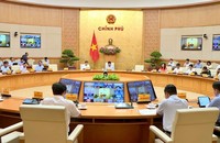 Phó Thủ tướng Nguyễn Chí Dũng chủ trì cuộc họp. (Ảnh: VGP)
