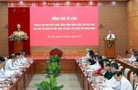 Tổng Bí thư Tô lâm phát biểu chỉ đaọ tại buổi làm việc. Ảnh: Nguyễn Hải