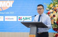 ông Lê Quốc Minh, Ủy viên Trung ương Đảng, Tổng Biên tập Báo Nhân Dân, Phó Trưởng Ban Tuyên giáo và Dân vận Trung ương, Chủ tịch Hội Nhà báo Việt Nam tại lẽ phát động cuộc thi ảnh báo chí “Việt Nam trên hành trình đổi mới” (ảnh T.D)